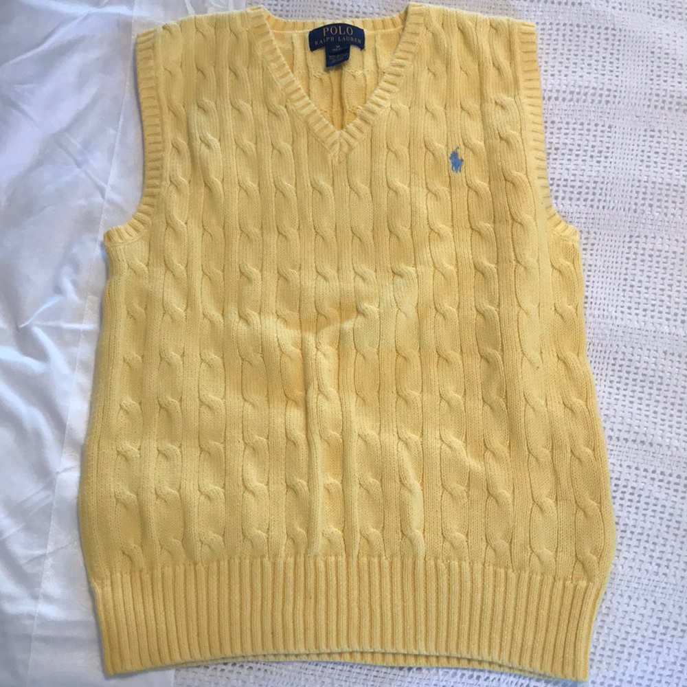 Polo boys sweater vest